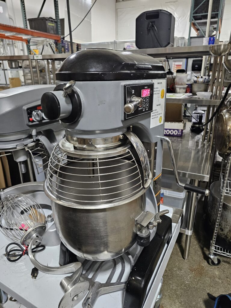 Commercial dough mixer repair and planetary gear maintenance for a Seattle bakery.