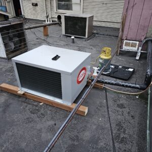 roof top unit is being diagnosed