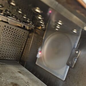 inside an oven while commercial oven repair process