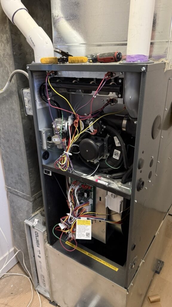 Gas furnace Repair process Heating services included repairs of gas furnace in seattle