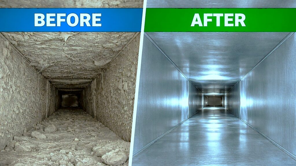 Before and after: Air duct cleaning services in seattle, wa