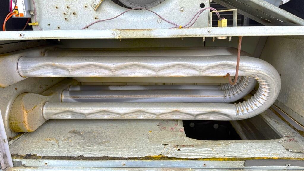 Heat Exchanger. Rooftop Unit Component Repair Seattle