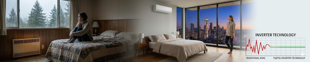 ductless mini split and heat pump installation