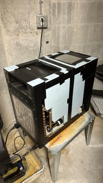 Wine cooler repair in seattle, wa and whole puget sound area, during the process of HVACR certified technician work