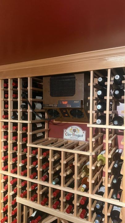 wine cooler repair project in one of the seattle's houses