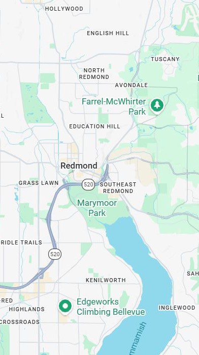 Service Area Map Commercial refrigeration repair in Redmond