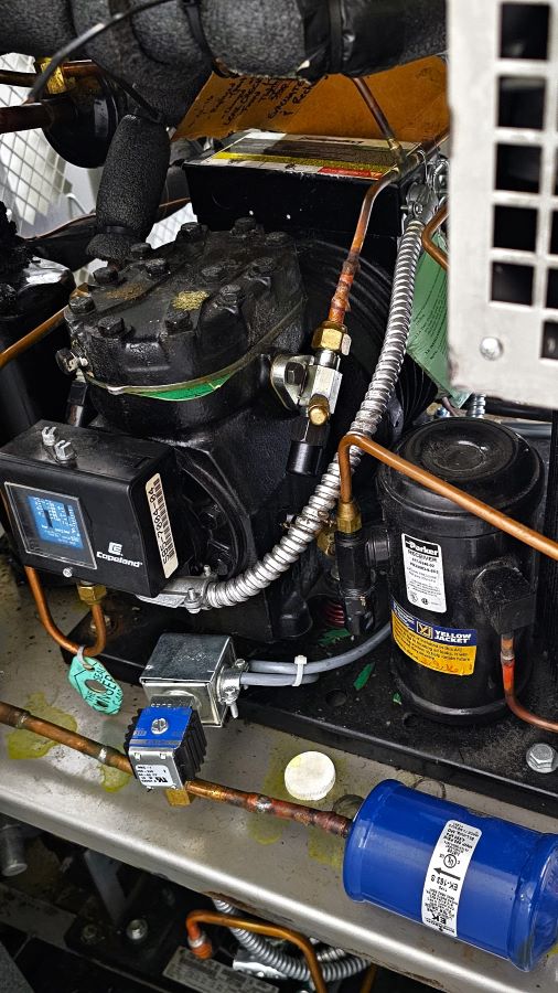 Compressor failure. Commercial refrigeration repair in Marysville, WA