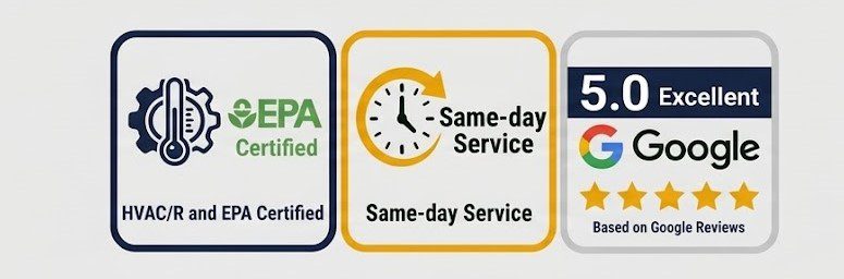 EPA certified HVACR technician for Seattle field diagnostics and commercial repair standards