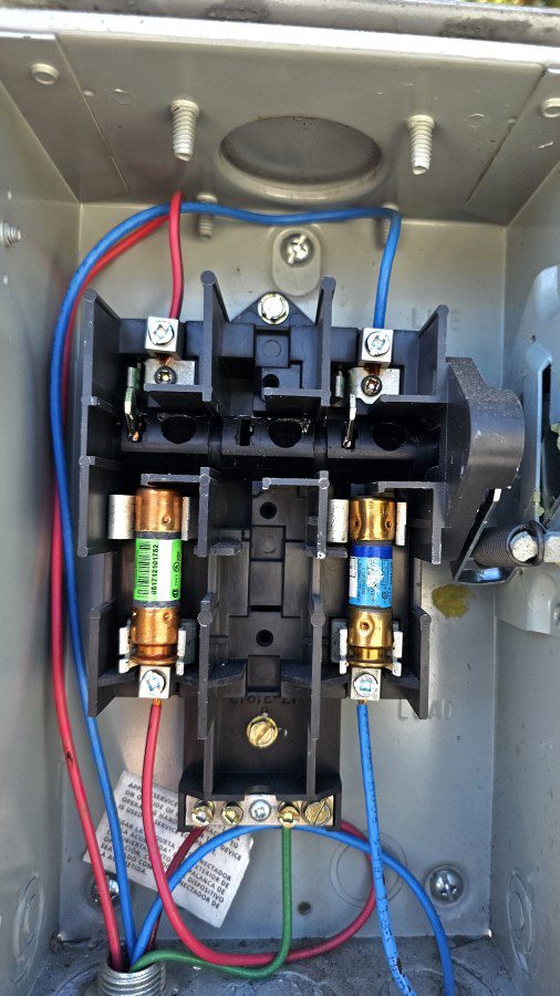 electrical connection for the commercial walk in refrigerator repair