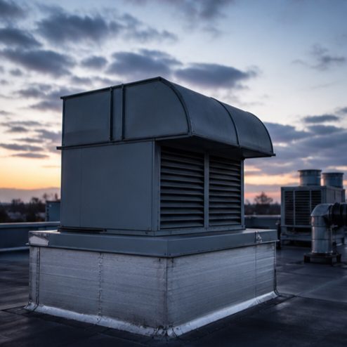 Commercial refrigeration equipment detail near a kitchen line, illustrating pre‑season checks before surge crowds.