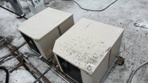 Rooftop walk-in cooler equipment