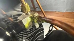 Walk-in cooler leak detection during commercial cooler repair — A/C Dr. Naz